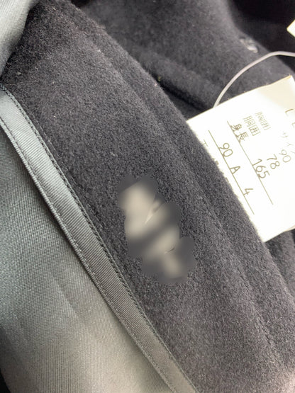 ダックス 6362H コート ブラック カシミヤ混 キュプラ ITQ8974UGBGK