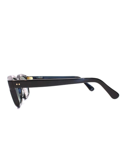 白山眼鏡店 B6 メガネ ブラック セルフレーム IT8RKEJ9WJLK
