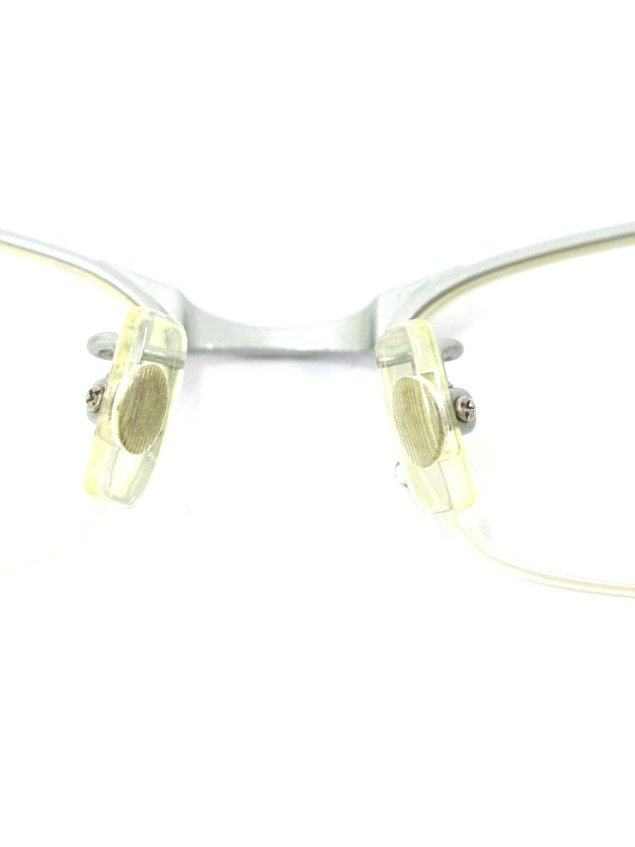 ザ291 R408-4 メガネ グレー/マルチカラー メタルフレーム ハーフリム スクエア ITWR39BM8SI8 【SALE】