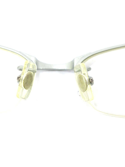 ザ291 R408-4 メガネ グレー/マルチカラー メタルフレーム ハーフリム スクエア ITWR39BM8SI8 【SALE】