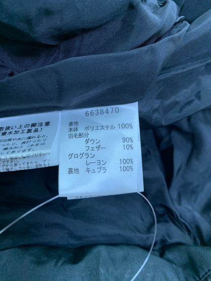 ルネ 6638470 ダウンコート 34 ブラック ジップアップ IT3WKKLDQKQI