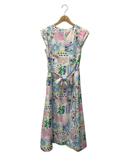 チェスティ 12A515 ワンピース 0 ホワイト 街並みモチーフ ITW22P9JONN6