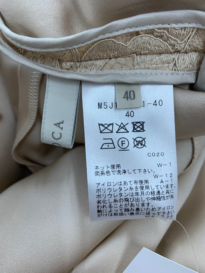 エポカ コットンリバーレース ドッキングドレス M5J13-511-40 ワンピース 40 ベージュ レース IT923DOZBUW8