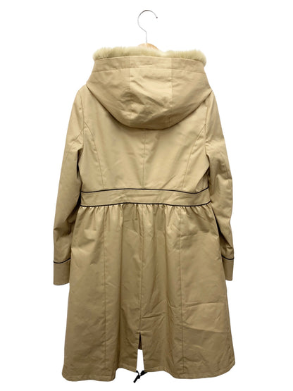 トッカ CMTOCA0210 コート 0 ベージュ フリースライナー付 ファー＆リボン付き IT3KZBW9D6OC