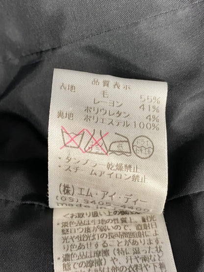エムプルミエ ジャケット 34 ブラック ストライプ ITDXWAIMSR00 【SALE】
