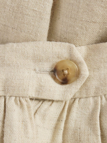 ヤエカ WRITE 90669 スカート S ベージュ リネン IT5FLOK5QITP