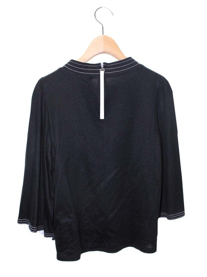 エムズグレイシー Bell Sleeve Cut sew 915115 Tシャツ カットソー 38 ブラック ITJXYN49SQJG 【SALE】