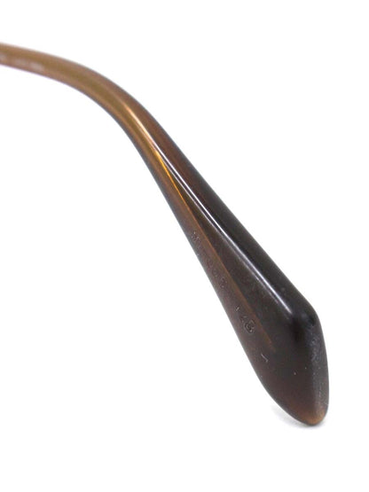 ハマモト HT-056 メガネ ブラウン/シルバー コンビフレーム スクエア ITCCY53M4KVK