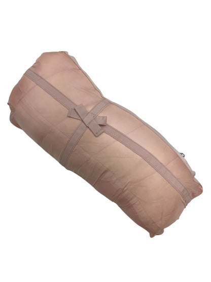 エムズグレイシー 119501 ダウンコート 40 ピンク グログラン フリル  フード ポケッタブル ITFNOVLKLT1Z