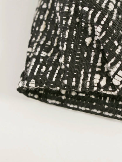 ルネ 6415140 ショートパンツ 34 ブラック/ホワイト TISSUE ツイード ITSTZ9XXHRA8