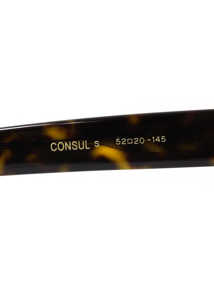 オリバーゴールドスミス CONSUL コンスル メガネ ブラウン/ゴールド セルフレーム フルリム ウェリントン IT68ZH08JSDM