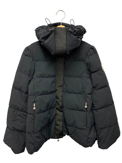 エムズグレイシー ストレッチダウン  419606 ショートコート 38 ブラック パールワッペン フード ITIIH2JIMCU6