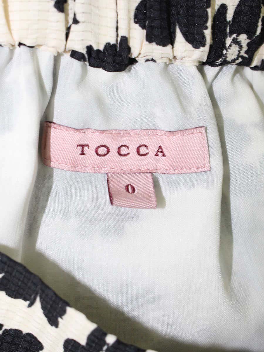 トッカ STATICE Skirt SKTOIM0530 スカート 0 アイボリー/ブラック フラワーモチーフ IT25JSZFEQTE