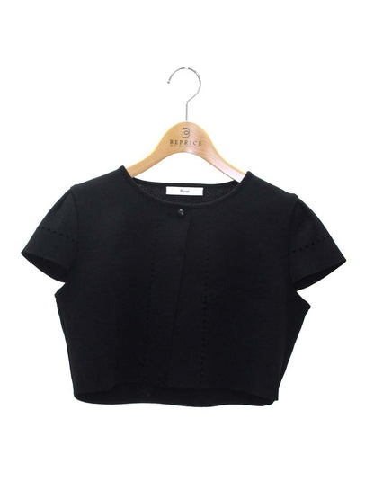 ルネ 6822180 カーディガン 36 ブラック ITOZI9T40K7C