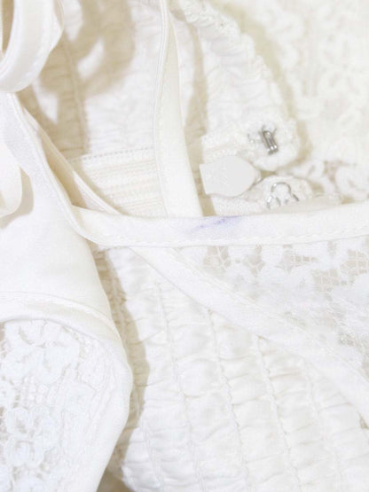 エイミーイストワール リトルフラワーレースマーメイドワンピース  1122230321-0 S ホワイト ITOBNC9HVKIA