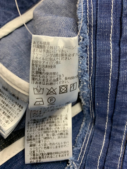 エムズグレイシー コンパクトデニムジャケット 414305 38 ブルー フリンジ ITIJSAWPTSEQ