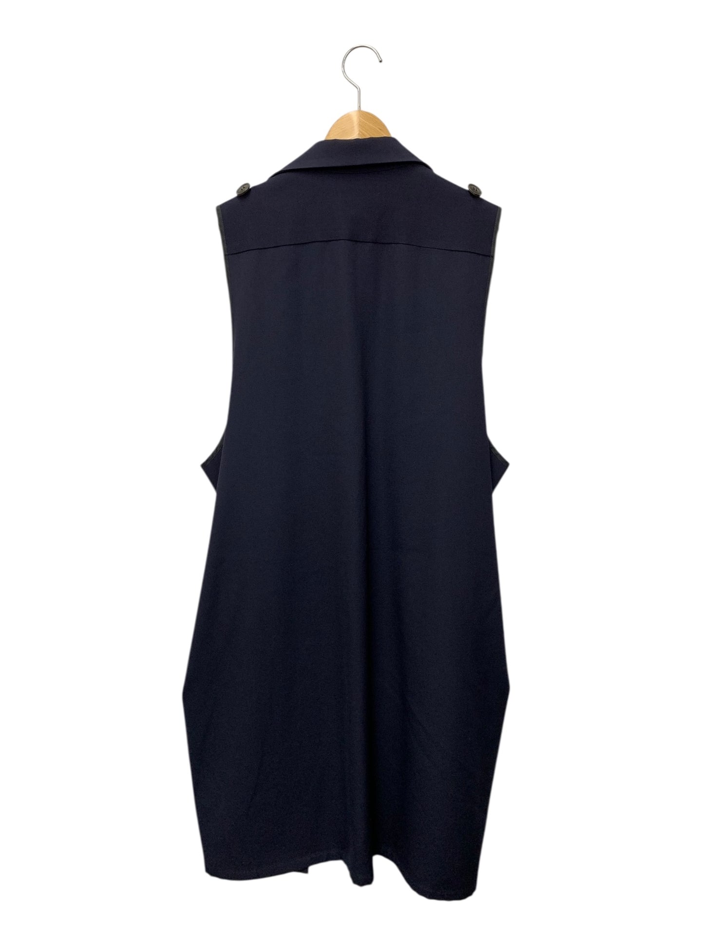 ゴシックヨウジヤマモト FP B05 104 アウター Ｓ ネイビー ジレ ウール ITCB2L9S4H6O