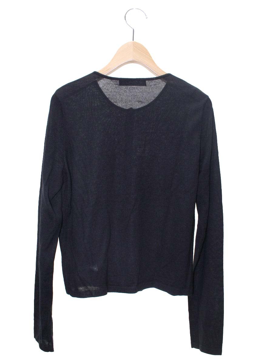 フォクシーブティック 25804 カーディガン 42 ブラック カシミヤ混 ITH4X569I41C