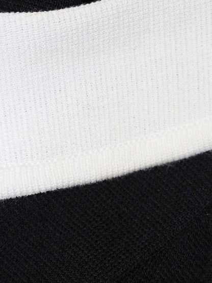 エムズグレイシー 818335 カーディガン 40 ブラック 襟付き カメリアWジップ ITZ6Q08EOJQ0