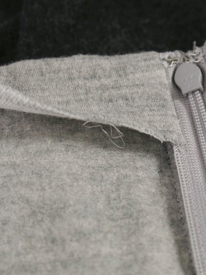 エムズグレイシー 015513 トップス 38 グレー フリル リボン ITN242H7R468