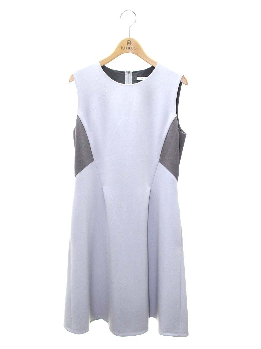 フォクシーニューヨーク ワンピース ダリア 35025 40 ブルー/グレー IT9UXNNZ9904