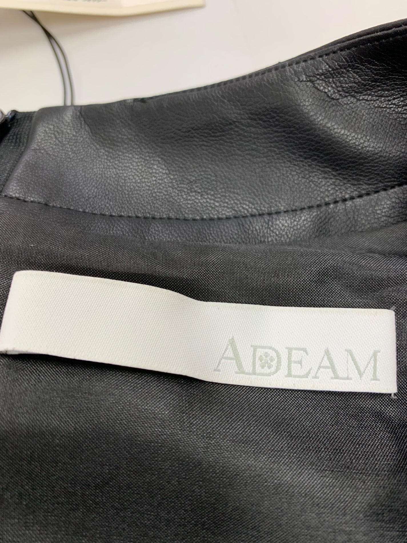 アディアム 34267 ワンピース 4 ブラック ツイード Vネック ITHIWDMOIZQI