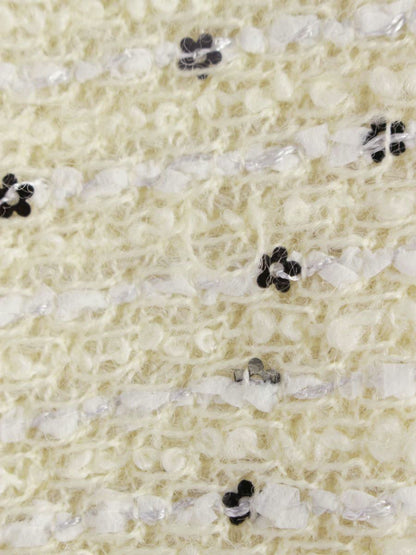 エリザ 26500061 ジャケット 1 アイボリー ツイード フラワーモチーフ ITOJPID0XTM0 【SALE】