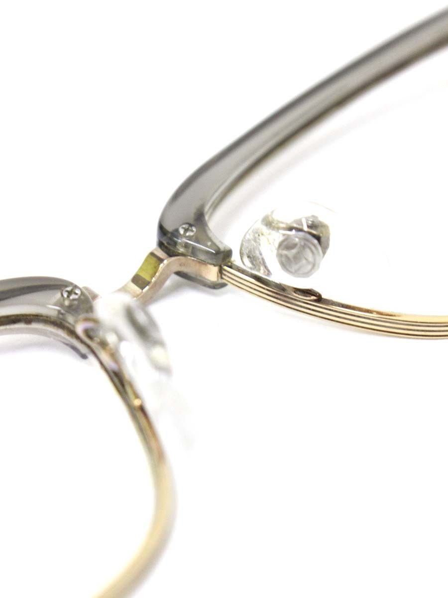 フォーナインズ M-16 メガネ ライトクリスタルスモーク/ゴールド ブロー ITAYI3RGLVN0