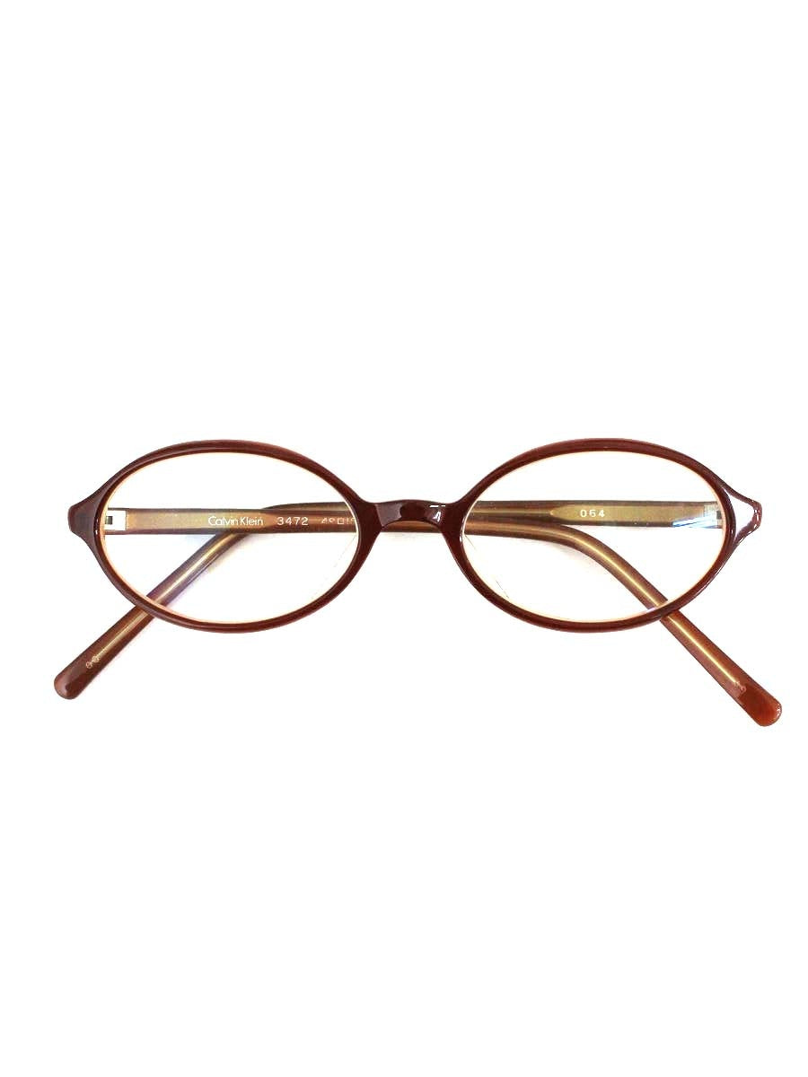 カルバンクライン メガネ カージナルレッド オーバル ITW2DVEK062S 【SALE】