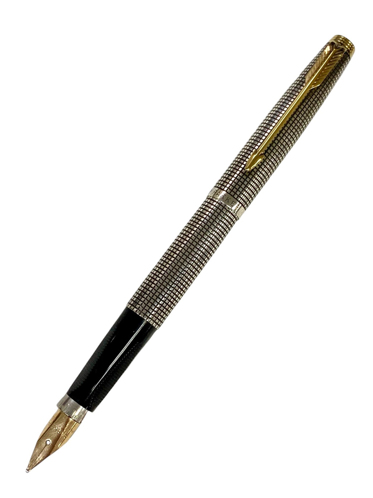 パーカー 万年筆 #75 スターリングシルバー シズレ シルバー B 14K ITE8DVF1XJMK