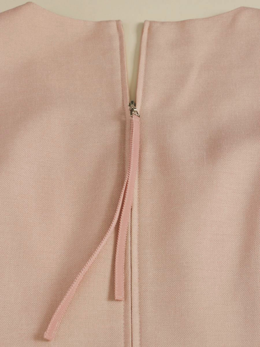 ルネ basic 5726220 ワンピース 36 ピンク ウエストリボン ボックスプリーツ ITICBV1GINPW