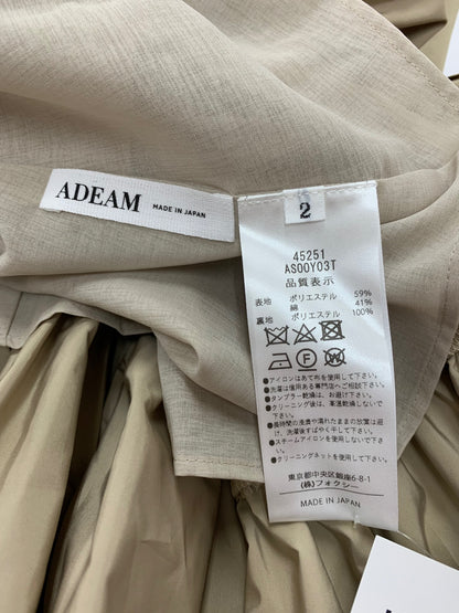 アディアム Lotus Dress ロータスドレス 45251 ワンピース 2 ベージュ IT8I5E7NELDW