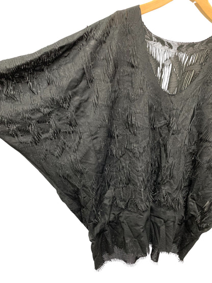 イッセイミヤケ IM13KK660 トップス 2 ブラック カットワーク オーバーサイズ ITZ7Y6C4LA1S