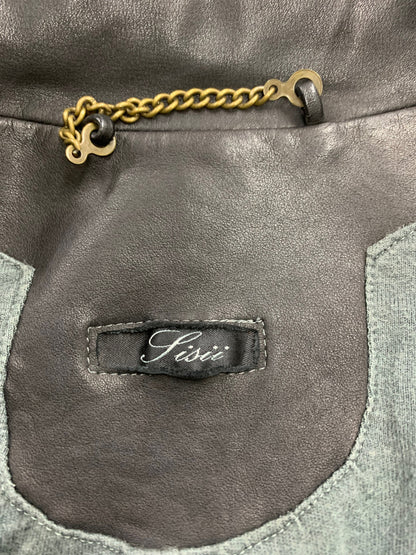 シシ レザージャケット M ブラック テーラード ITSP0KM9HWVS