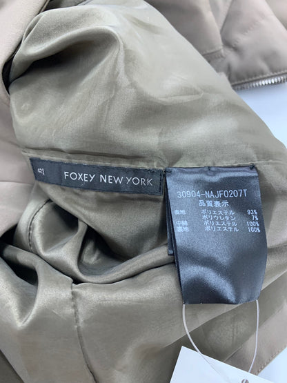 フォクシーニューヨーク レイニークッション ギャルソン 30904 ジャケット 42 ブラウン 中綿 IT2ZYL3GODY8