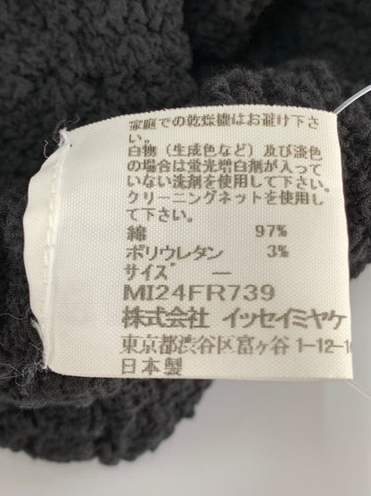 ミーイッセイミヤケ MI24FR739 プルオーバー ブラック カリフラワー ITDGBL96EIKS