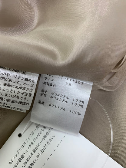 エムズグレイシー 411503 ワンピース 38 ベージュ 花 レース ITTZYDFJ9T6G