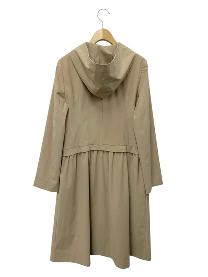 エムプルミエブラック ウエスト切替フーディー C232-001 コート 38 ベージュ フード ジップアップ ITOEAGQYHMQU