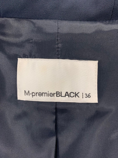 エムプルミエブラック C230-002 コート 36 ネイビー ナイロン ジップアップ ITDDIPWWLQZC