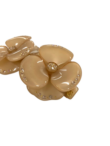 アレクサンドルドゥパリ バレッタ ピンク フラワー スワロフスキー IT43TI7ZUI1C