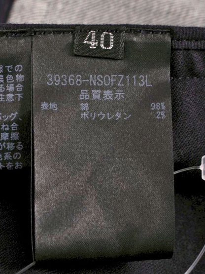 フォクシーニューヨーク 39368 ワンピース 40 ネイビー デニム フリル Vネック ITMQE44DRYMU