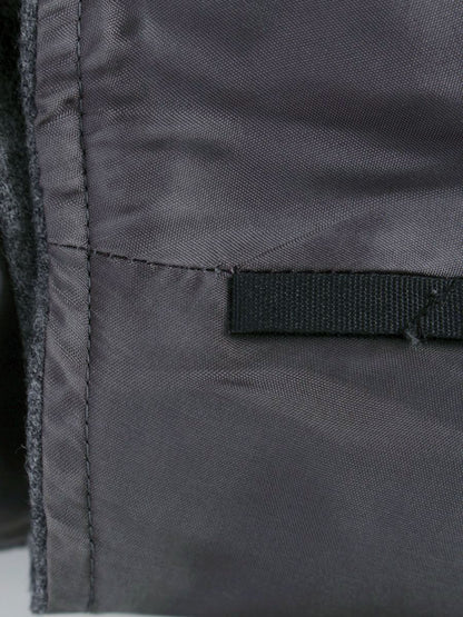 ルネ 6046090 ワンピース 36 グレー フロントジップ ウール混 ITWD3XAH9TZS