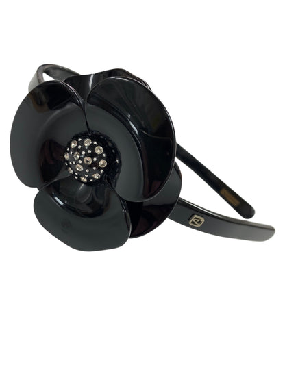 アレクサンドルドゥパリ カチューシャ ブラック カメリア ラインストーン IT49Q0FYZSV8 【SALE】