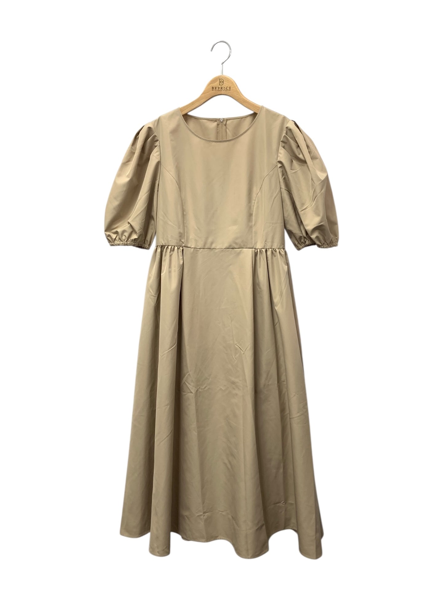 フォクシーニューヨーク  Dress Lady Puff 45137 ワンピース 42 ベージュ ITQFG00QIY3G