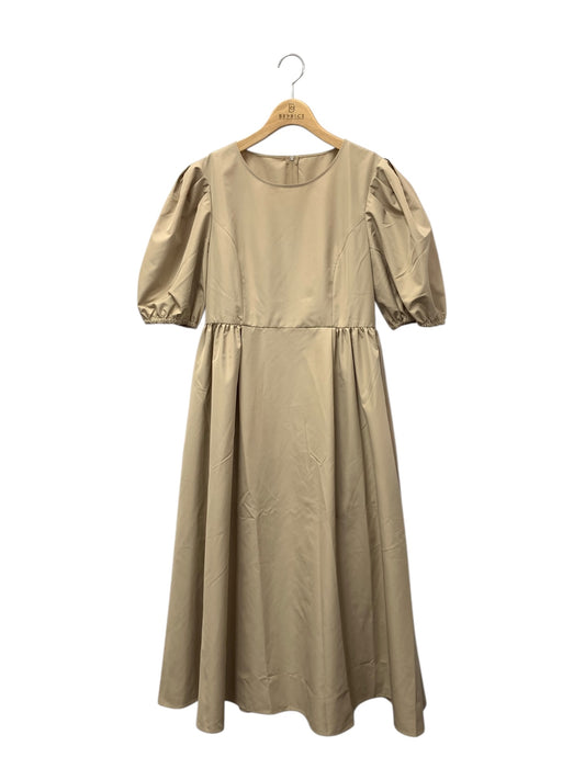 フォクシーニューヨーク  Dress Lady Puff 45137 ワンピース 42 ベージュ ITQFG00QIY3G