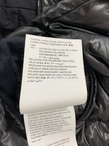 タトラス ISERA LTAT21A4706-D ダウンコート 3 ブラック ラクーンファー ITN59335J8MG