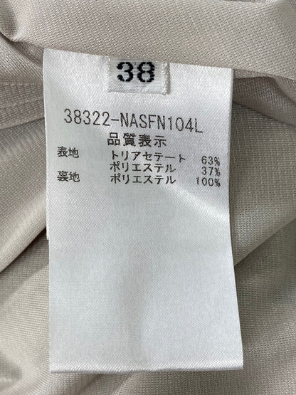 フォクシーニューヨーク 38322 スカート 38 ベージュ ティアード フリル IT2GPRWO5YRW