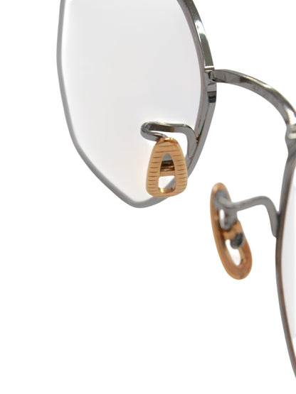 ユウイチトヤマ 5 TOKYO 04 メガネ ゴールド メタルフレーム フルリム オクタゴン Light Gray / Rose Gold限定カラー IT8ZEQA2WLB4