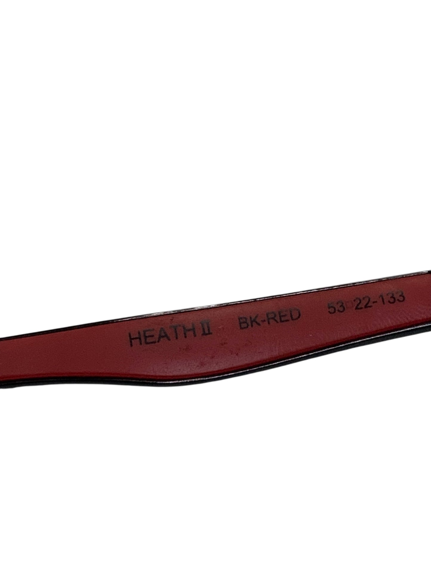 アイヴォル HEATH II BK-RED × BRIEFING サングラス ブラック/レッド セルフレーム フルリム ITOU11ZSWIQS