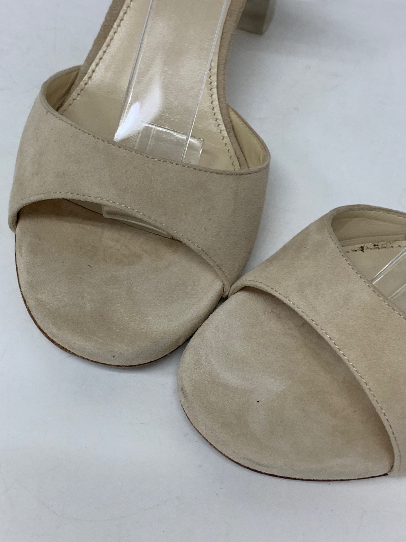 フォクシー サンダル 36 1/2 ベージュ スエード クリアヒール ITMJJZ85KPZQ 【SALE】